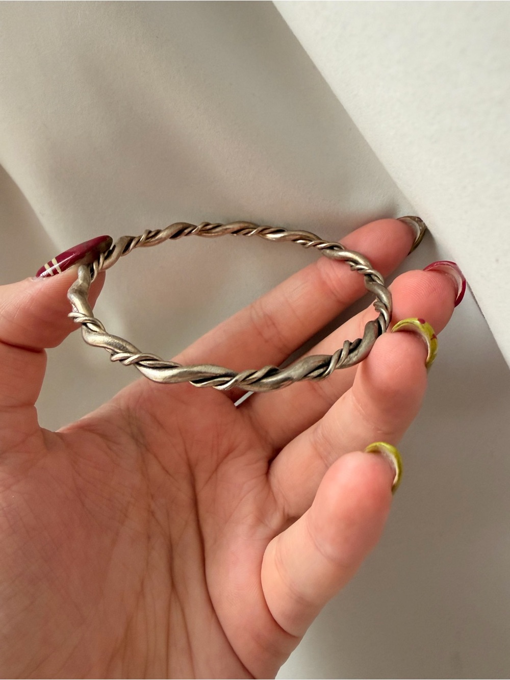vintage twisted rope bangle